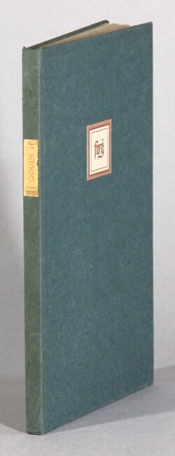 Item #62070 The Story of Frederic W. Goudy. Peter Beilenson.