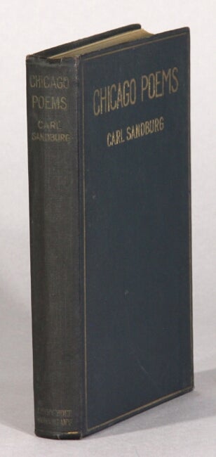 Item #62092 Chicago poems. Carl Sandburg.
