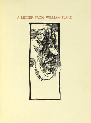 A letter from William Blake