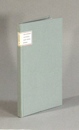 Item #62294 The bright universe and other poems. Charles Gullans