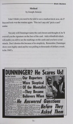 Dunninger's brain busters