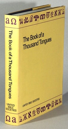 Item #62529 The book of a thousand tongues. Revised edition. Eugene A. Nida