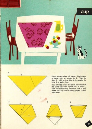 How to make origami. The Japanese art of paper folding