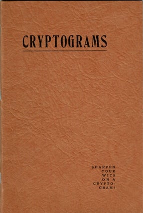 Item #62587 The book of cryptograms