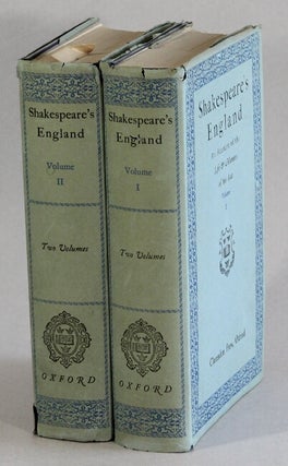 Item #62666 Shakepeare's England. An account of the life and manners of his age