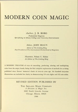 Modern coin magic