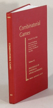 Item #62744 Combinatorial games. Richard K. Guy