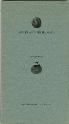 Item #62846 Apples and persimmons. A heavenly discourse between Paul Cézanne and Mu-ch'i on the...