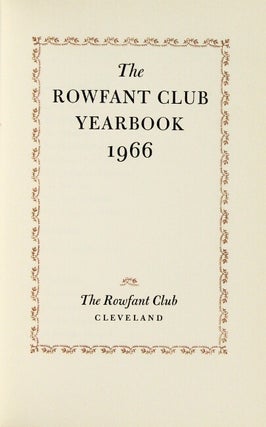Rowfant Club yearbook 1966