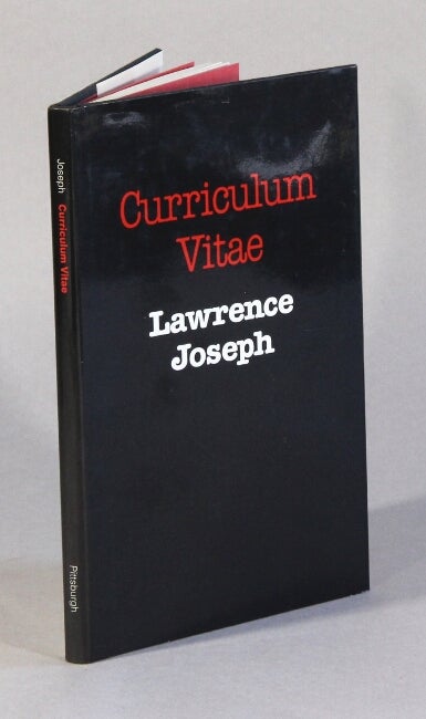 Item #62889 Curriculum vitae. Lawrence Joseph.