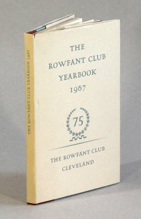 Item #62896 Rowfant Club yearbook 1967