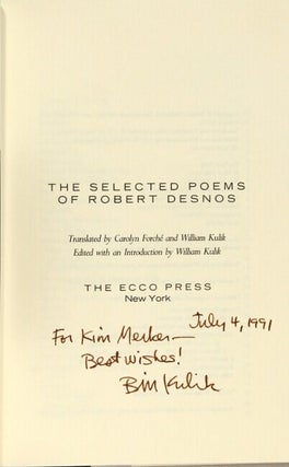 The selected poems ... Translated by Carolyn Forche and William Kulik. Edited with an introduction by William Kulik