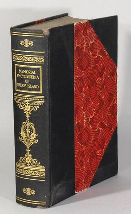 Item #63078 Memorial encyclopedia of the state of Rhode Island. Wilfred Harold Munro