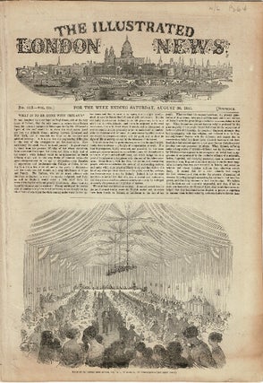Item #63127 A collection of three issues of The Illustrated London News containing feature...