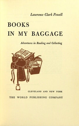 Books in my baggage. Adventures in reading and collecting