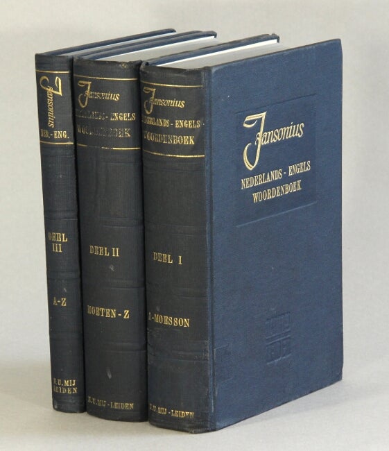 Item #63158 Groot nederlands-Engels woordenboek voor studie en practijk. H. Jansonius, Dr.