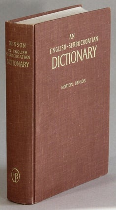 Item #63190 An English-Serbocroatian dictionary. Morton Benson