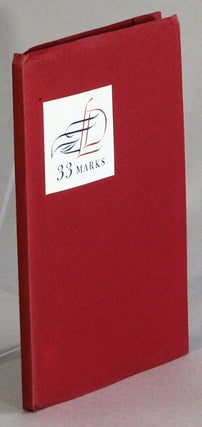 Item #63282 First birthday book. 33 LD Baldy Eagle marks by artist-designer, friends of Baldy for...