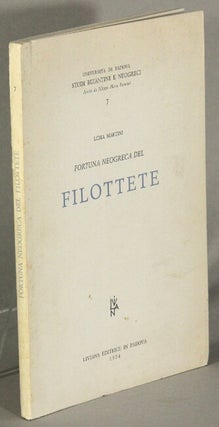 Item #63408 Fortuna Neogreca del Filottete. Lidia Martini