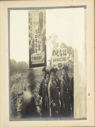 Album of 26 photographs depicting a trip through Japan