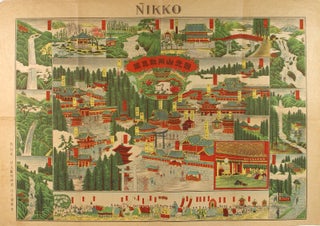 Item #63511 日光山両社真圖 / Nikkou san ryousha shinzu [= Accurate map of Nikko]. Kokubo,...