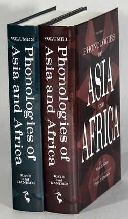 Item #63680 Phonologies of Asian and Africa (including the Caucasus). Alan S. Kaye, ed