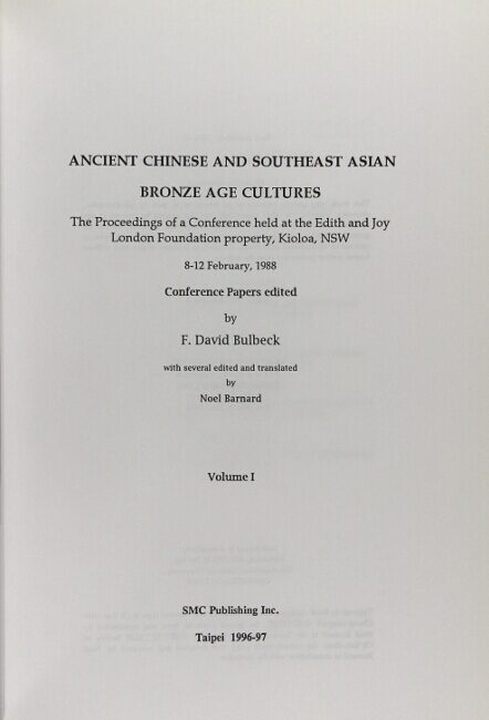Ancient Chinese and Southeast Asian Bronze Age cultures | F. David ...