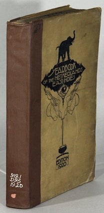 Item #63758 Yearbook of the Netherlands East Indies. Edition 1920