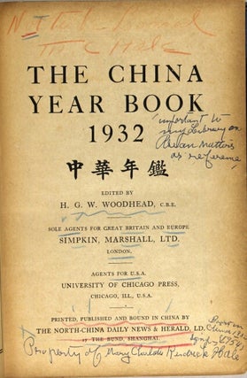 The China year book 1932