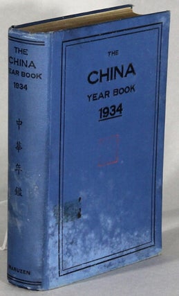 Item #63888 The China year book 1934. H. G. W. Woodhead