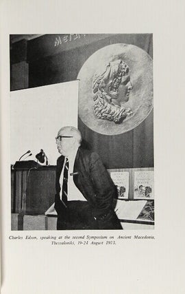 Ancient Macedonian studies in honor of Charles F. Edson