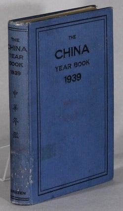 Item #64009 The China year book 1939. H. G. W. Woodhead