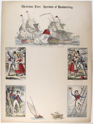 Item #64069 Christmas piece, specimen of handwriting. Ann Thornton, female sailor