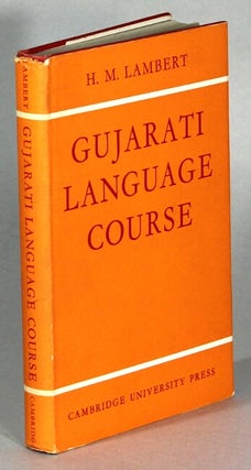 Item #64091 Gujarati language course. H. M. Lambert