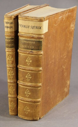 Dictionnaire Francois-Suedois et Suedois-Francois. Fransyskt och Swenskt samt Swenskt och Fransyskt Lexicon.