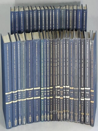 Item #64349 A bibliography of the English language from the invention of printing to the year...
