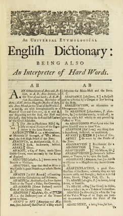 An universal etymological English dictionary ... The thirteenth edition, with considerable improvements