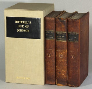 Item #64362 The life of Samuel Johnson, LL.D. comprehending an account of his studies, and...