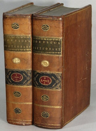 Item #64392 A dictionary of the English language in which the words are deduced from their...