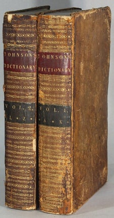 Item #64428 A dictionary of the English language: in which the words are deduced from the...