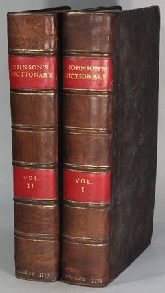 Item #64431 A dictionary of the English language: in which the words are deduced from their...