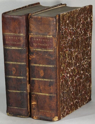 Item #64497 A dictionary of the English language: in which the words are deduced from the...