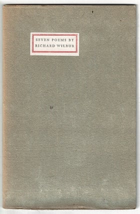 Item #64640 Seven poems. Richard Wilbur