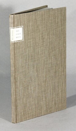 Item #64641 The first hour. Poems. W. S. Di Piero