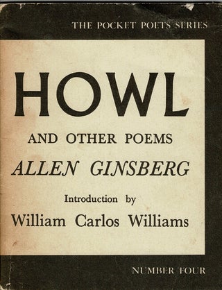 Item #64785 Howl and other poems. Introduction by William Carlos Williams. Allen Ginsberg