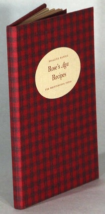 Item #64792 Rose's aga recipes. Rosalind Randle