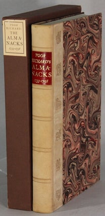 Item #64881 Poor Richard, the Almanacks for the years 1733-1758. By Richard Saunders, Philom....