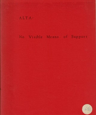 Item #64983 No visible means of support. Alta