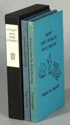 Item #65079 Old Time Stories [box title]. Shabegok. [And:] How the World Was Made. Edited, with...
