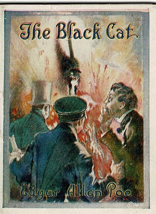 Item #65124 The black cat. Edgar Allan Poe